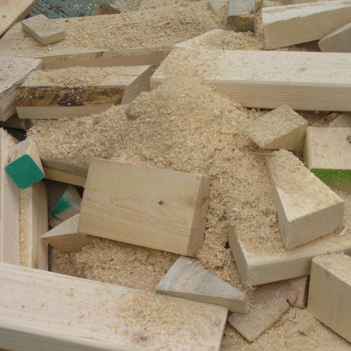 Wood Blocks and Dust